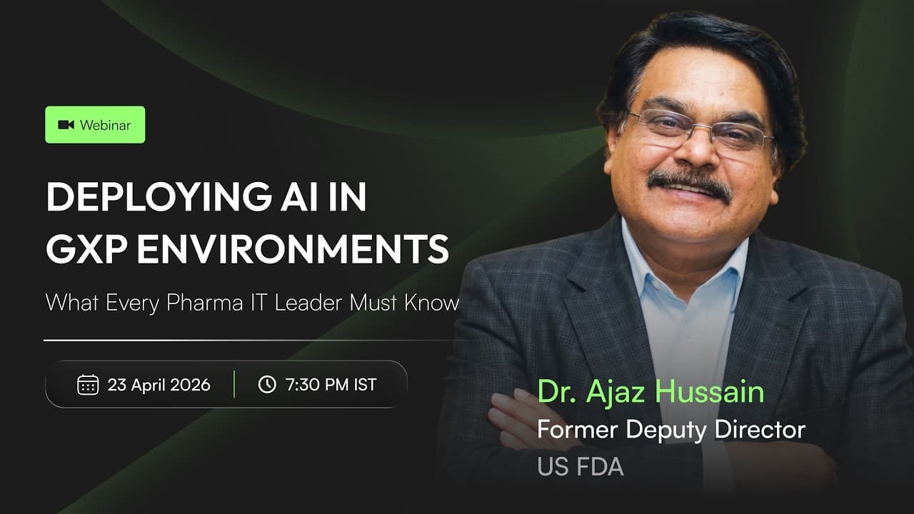 AI in GxP Environments: What Every Pharma IT Leader Must Know