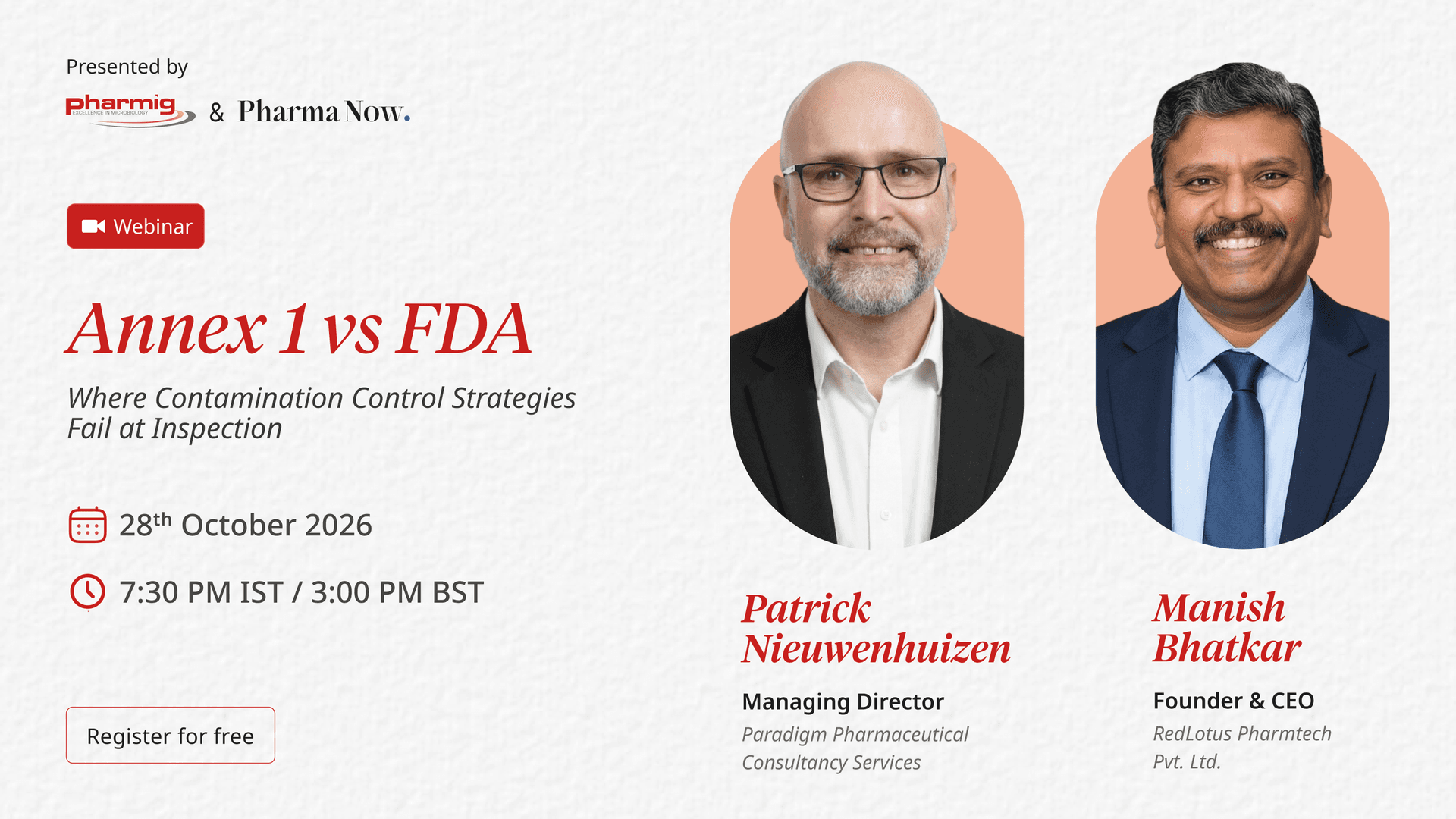 Annex 1 vs FDA: Where Contamination Control Strategies Fail at Inspection
