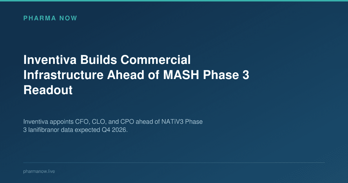 Inventiva Builds Commercial Infrastructure Ahead of MASH Phase 3 Readout