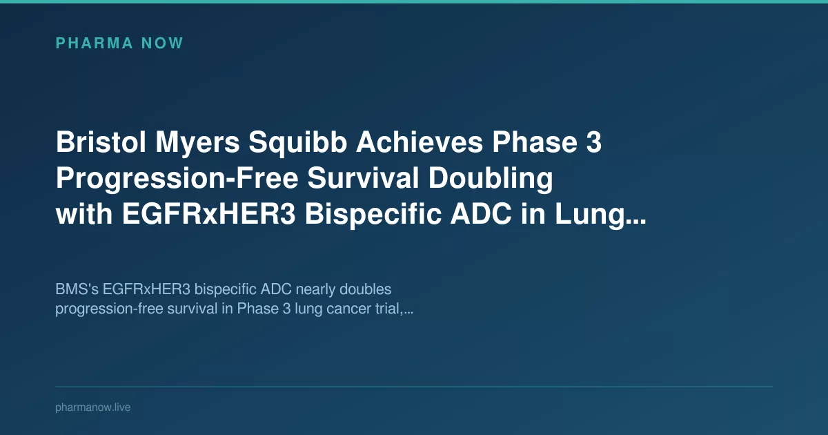 Bristol Myers Squibb Achieves Phase 3 Progression-Free Survival in Lung Cancer