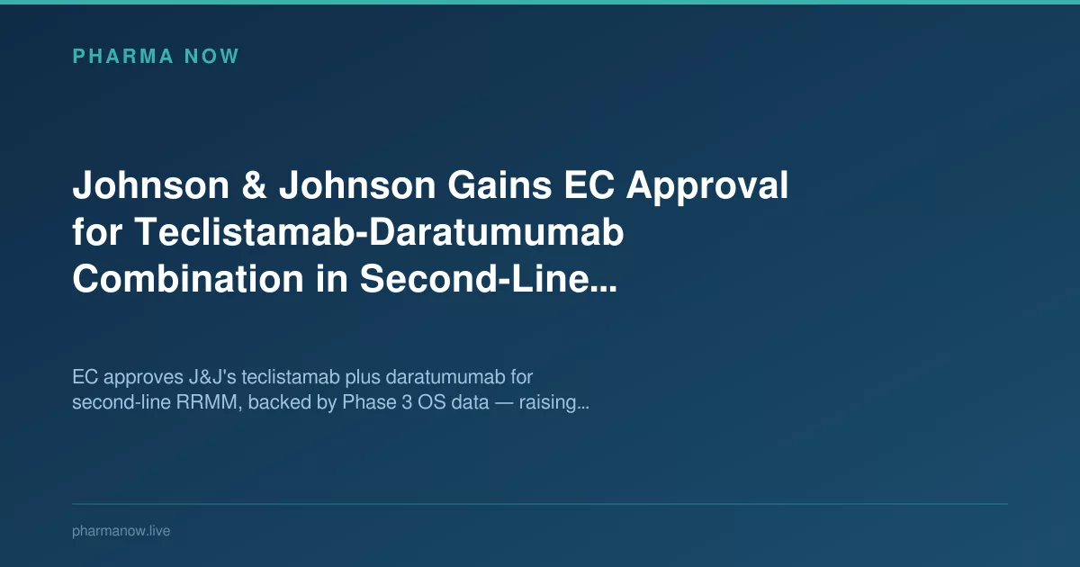 Johnson & Johnson Wins EU Approval for Teclistamab Combo in Myeloma