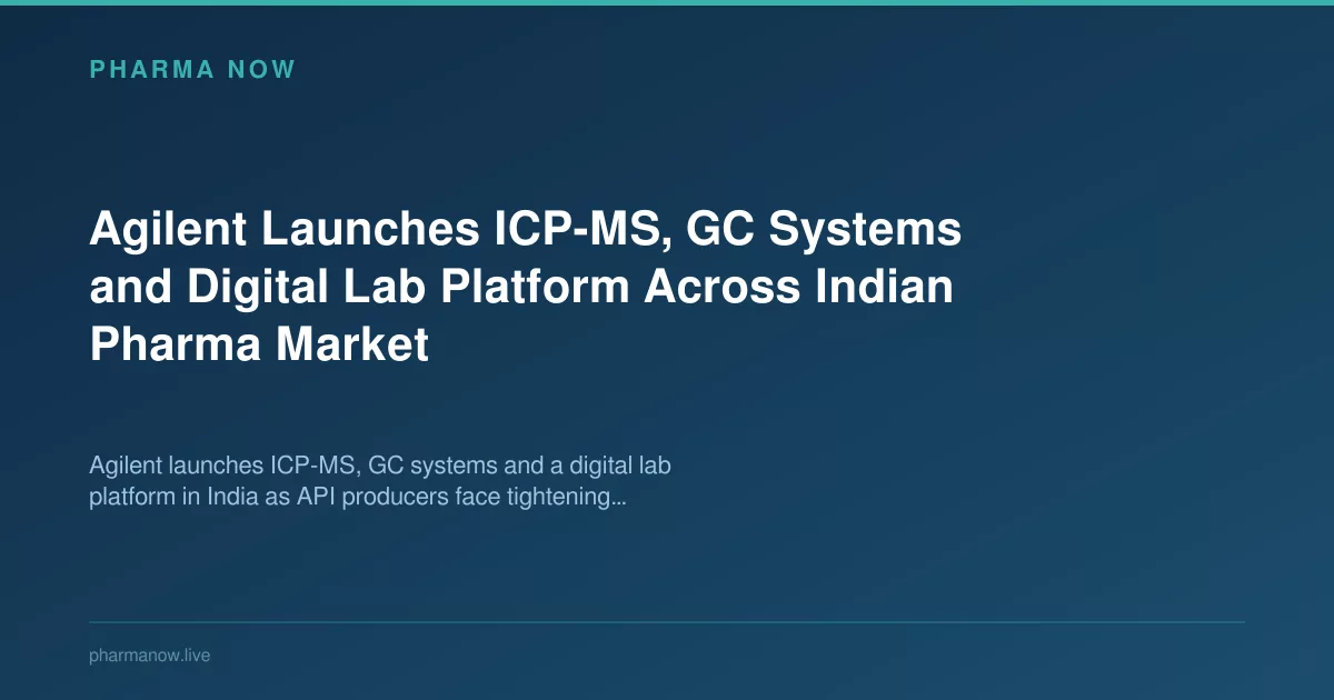 Agilent Launches ICP-MS, GC Systems and Digital Lab Platform