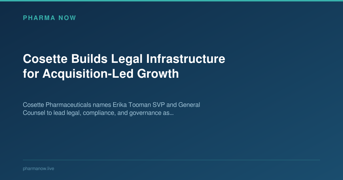 Cosette Builds Legal Infrastructure for Acquisition-Led Growth