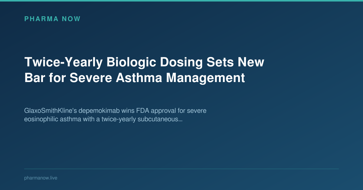 Twice-Yearly Biologic Dosing Sets New Bar for Severe Asthma Management