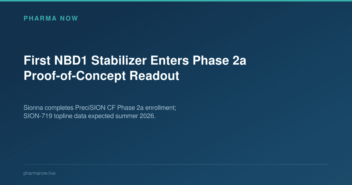 First NBD1 Stabilizer Enters Phase 2a Proof-of-Concept Readout