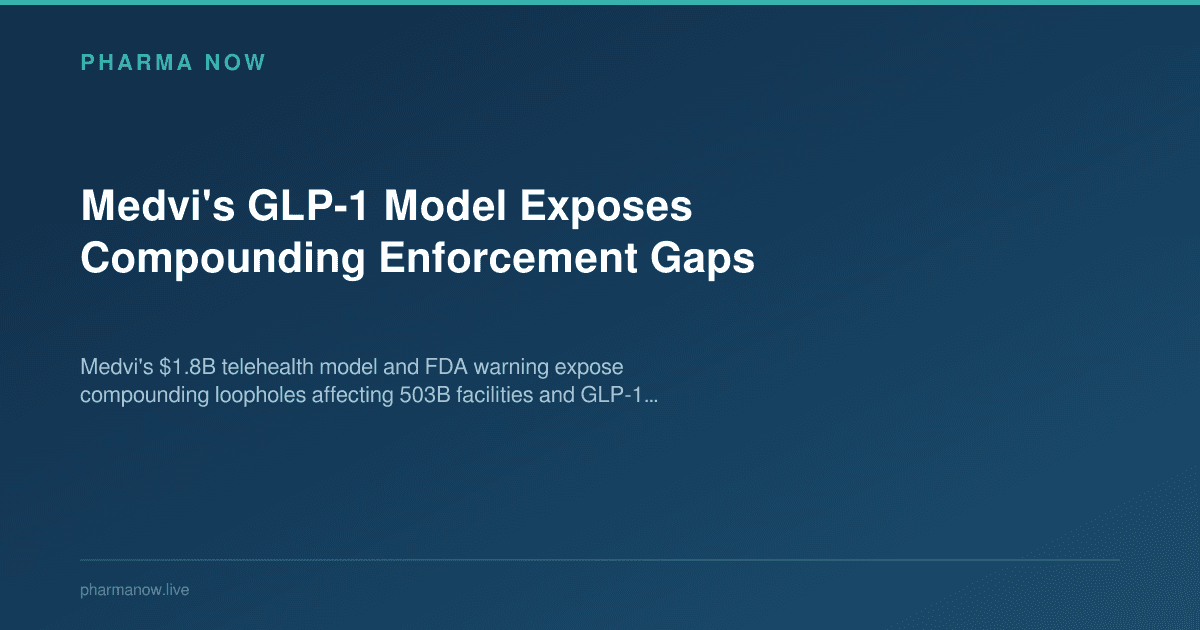 Medvi's GLP-1 Model Exposes Compounding Enforcement Gaps