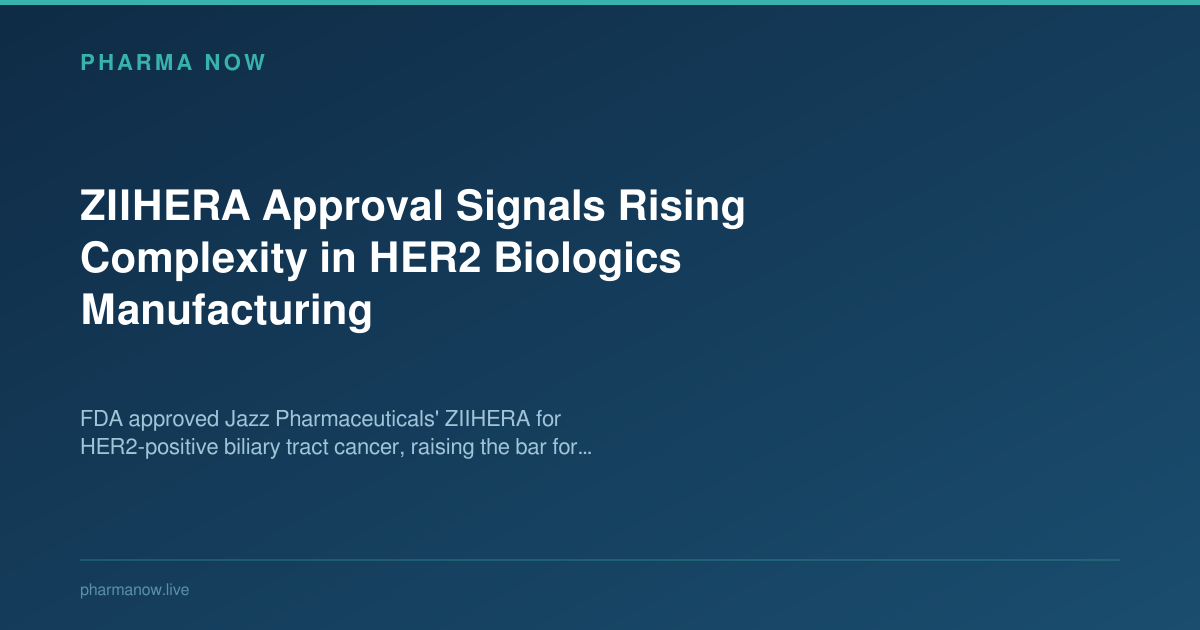 ZIIHERA Approval Signals Rising Complexity in HER2 Biologics Manufacturing