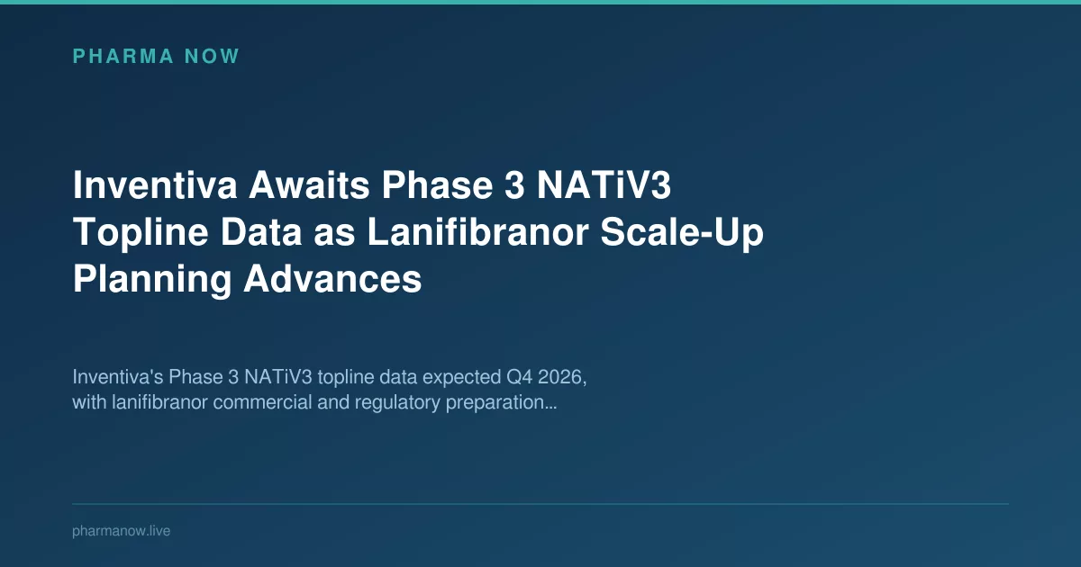 Inventiva Awaits Phase 3 Nativ3 Data For Lanifibranor