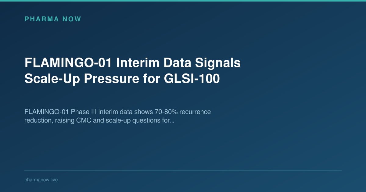 FLAMINGO-01 Interim Data Signals Scale-Up Pressure for GLSI-100