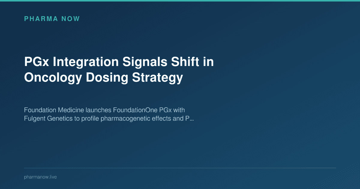 PGx Integration Signals Shift in Oncology Dosing Strategy