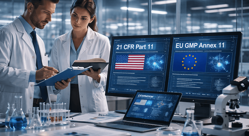 21 CFR Part 11 vsEU GMP Annex 11: What Every Life Sciences Professional Must Know