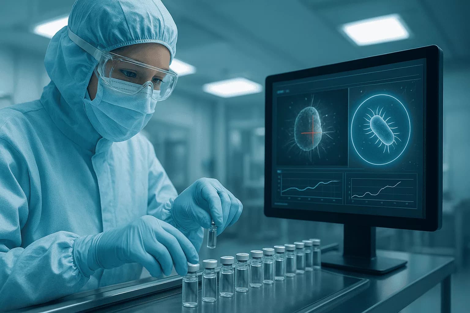 Inspection visuelle et liens avec le risque microbien dans l’industrie des salles propres pharmaceutiques