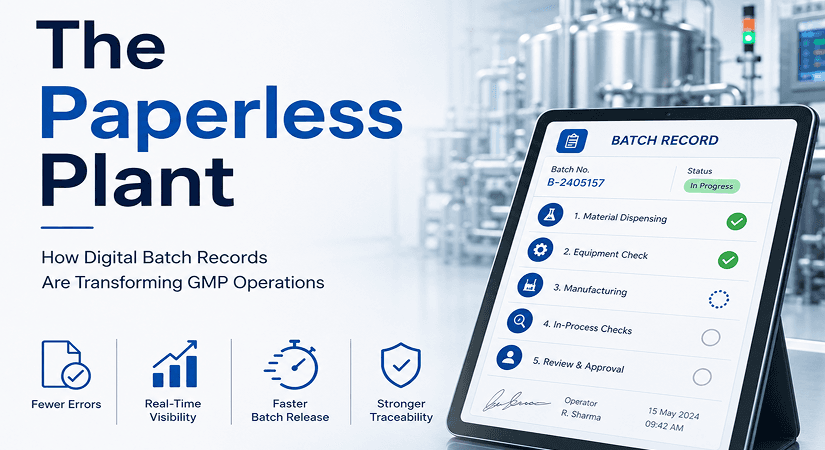 The Paperless Plant: How Digital Batch Records Are Transforming GMP Operations?