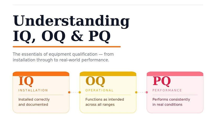 Understanding IQ, OQ, And PQ: The Essentials Of Equipment Qualification
