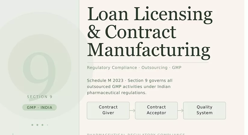 A Practical Guide To Loan Licensing And Contract Manufacturing In Schedule M 2023