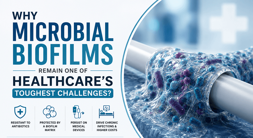 Why Microbial Biofilms Remain One Of Healthcare’s Toughest Challenges?