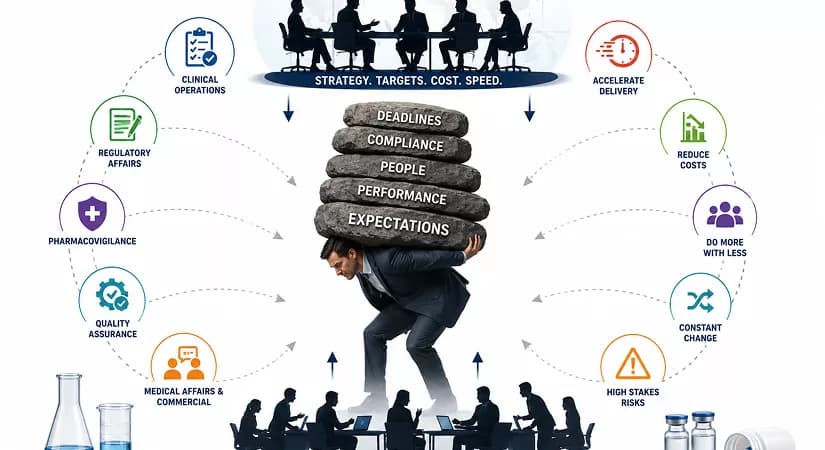 The Quiet Strain On Pharma: How Middle Managers Carry The Industry's Hidden Burden?