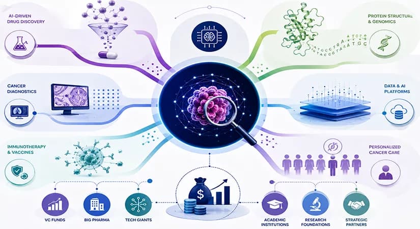 Where Is The Money Going? Tracking Biotech AI Seed Funding In Cancer Research