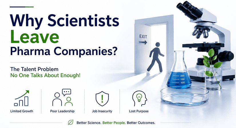 Why Scientists Leave Pharma Companies? The Talent Problem No One Talks About Enough!