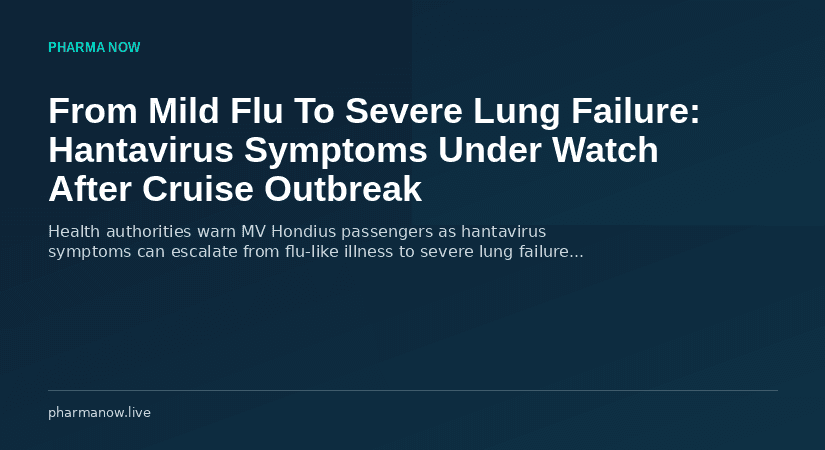 From Mild Flu To Severe Lung Failure: Hantavirus Symptoms Under Watch After Cruise Outbreak