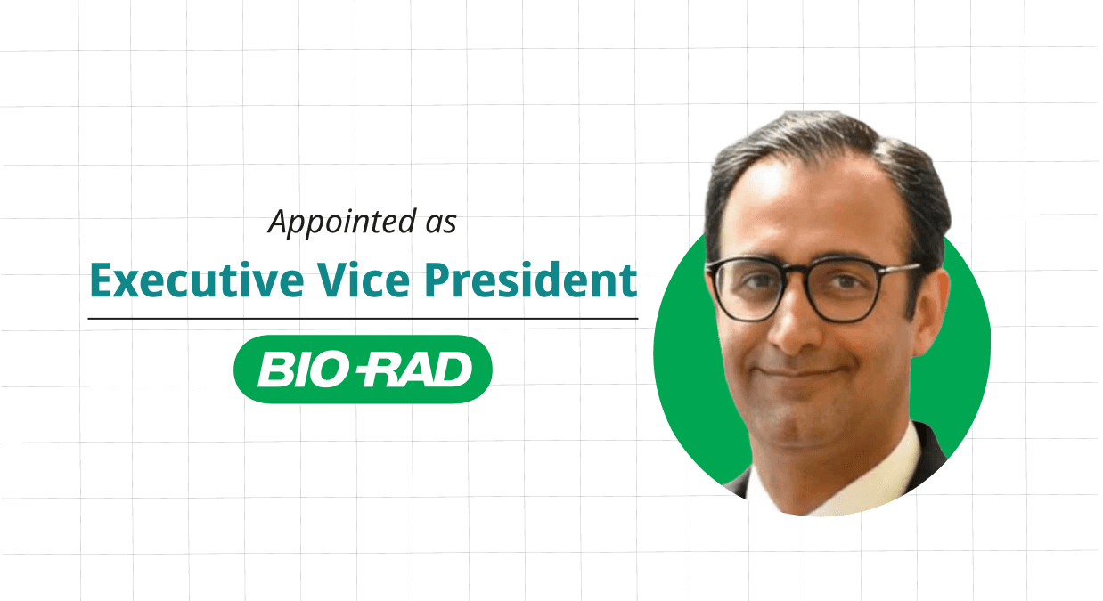 Bio-Rad Appoints Rajat Mehta As Executive Vice President To Lead Global Commercial Strategy