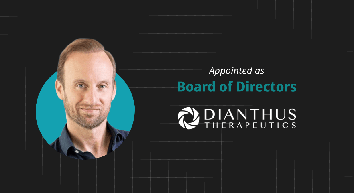 Dianthus Therapeutics Expands Board Of Directors With The Appointment Of Simon Read, Ph.D.