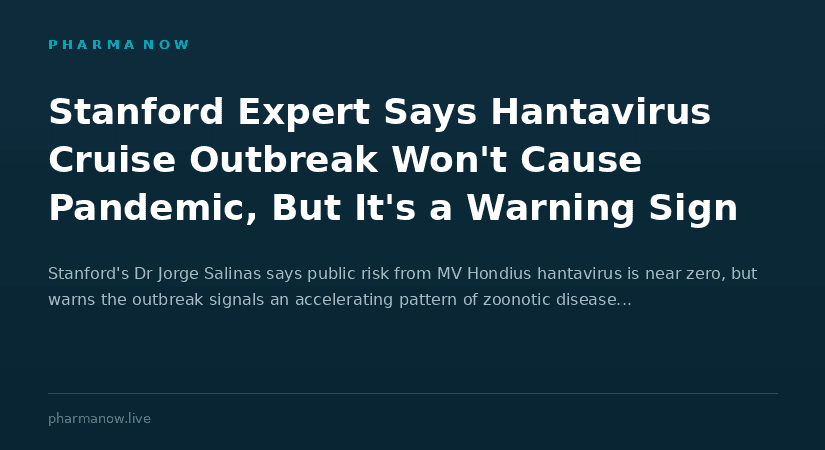 Stanford Expert Says Hantavirus Cruise Outbreak Won't Cause Pandemic, But It's a Warning Sign
