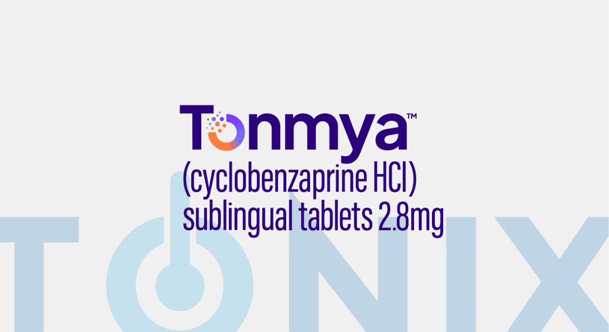 Tonix Pharmaceuticals Announces U.S. FDA Approval Of Tonmya™ (Cyclobenzaprine HCl Sublingual Tablets) As A New Therapy for Patients With Fibromyalgia