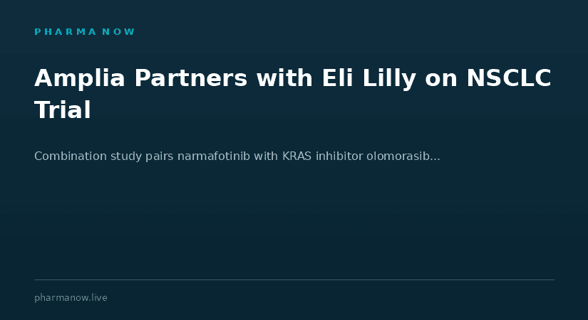 Amplia Therapeutics Signs Clinical Trial Collaboration With Eli Lilly To Study New Combination Therapy For Advanced Lung Cancer