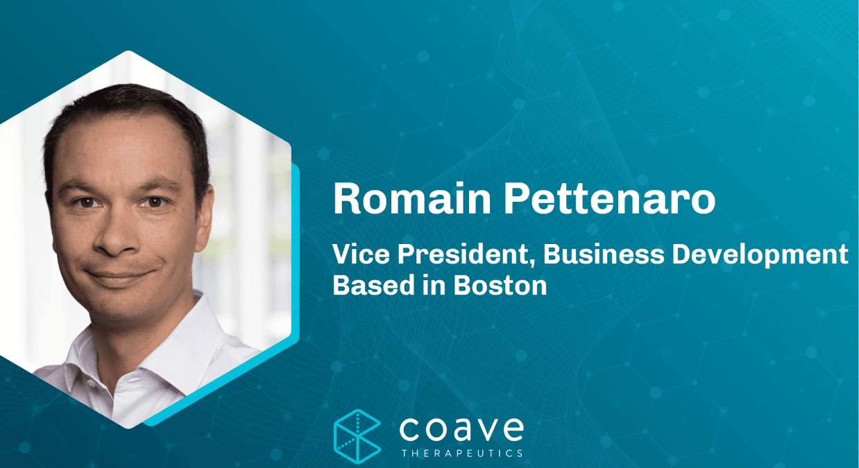 Coave Therapeutics Strengthens U.S. Presence with Strategic Appointment of Romain Pettenaro as VP of Business Development