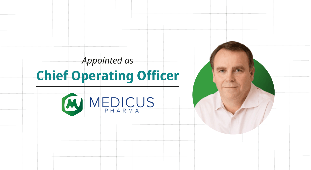 Medicus Appoints Andrew Smith As COO; Expands BCC Trials And Eyes Prostate Cancer Market With Antev Deal