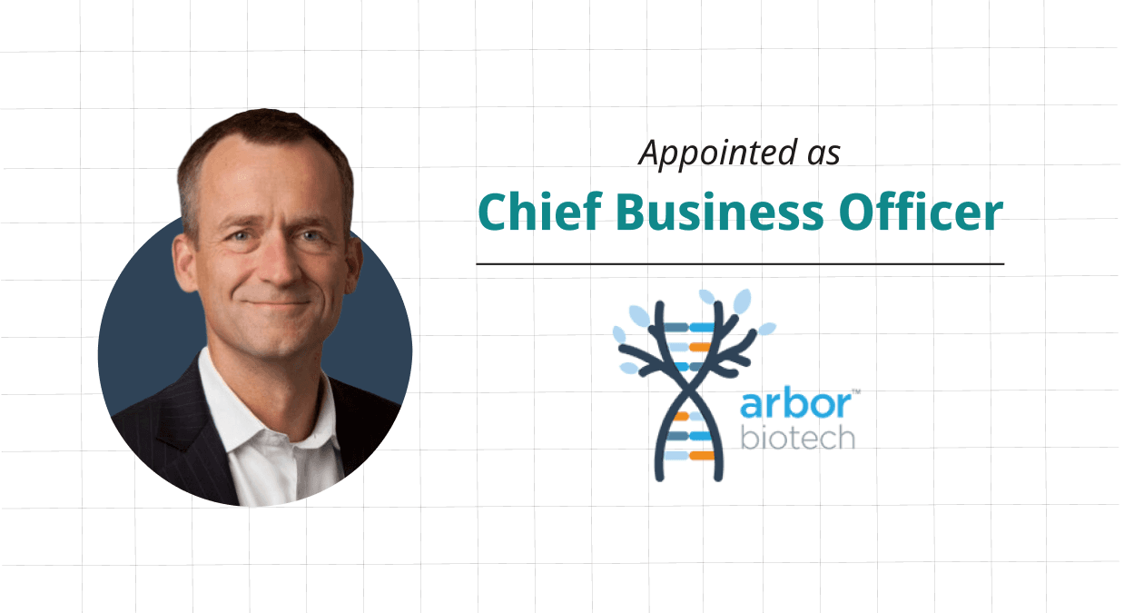 Arbor Biotechnologies Strengthens Leadership With The Appointment Of Don Haut, Ph.D., As Chief Business Officer