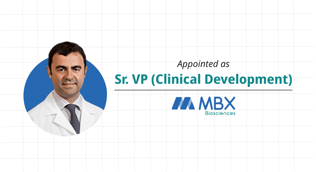 MBX Biosciences Announces The Appointment Of Dr. Andreas Moraitis As Senior Vice President Of Clinical Development To Lead Clinical Strategy