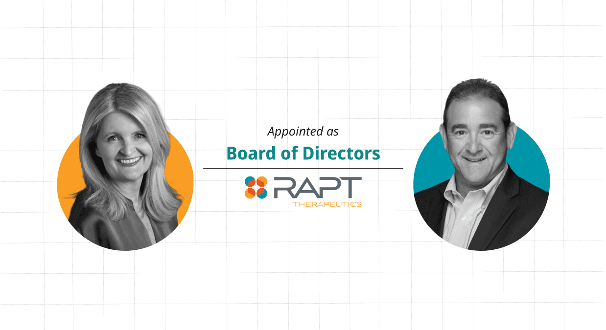 RAPT Therapeutics Strengthens Leadership, Appoints Two Industry Veterans To Its Board Of Directors