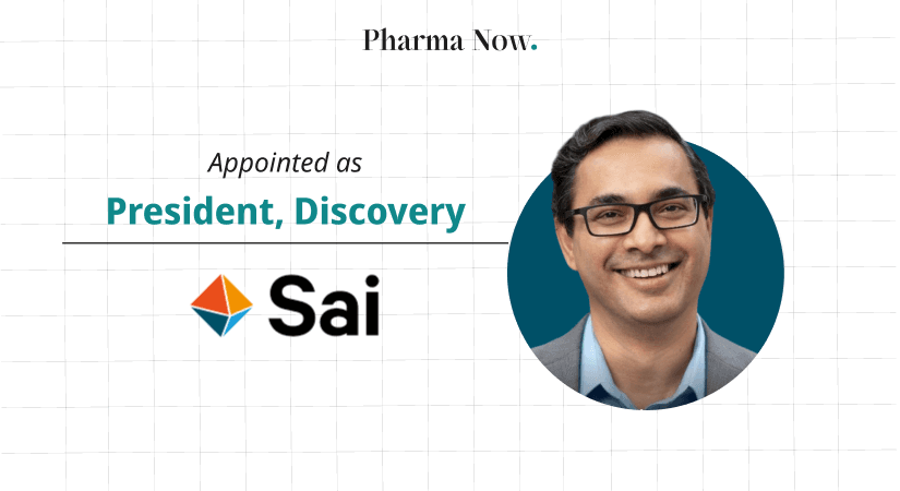Sai Life Sciences Appoints Maneesh Pingle as President of Discovery Division