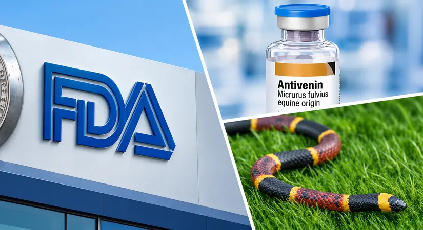 La FDA prolonge la durée de vie du lot CL6814 de l’antivenin contre le serpent corail jusqu’en décembre 2026