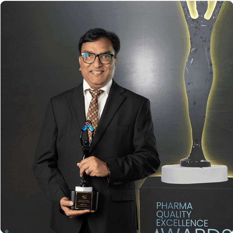 Umesh Kale - Quality Culture Ambassador Award (Chief Quality Officer - Strides) Umesh Kale - Quality Culture Ambassador Award (Chief Quality Officer - Strides)